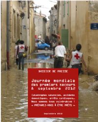 Journée mondiale des premiers secours. Le samedi 8 septembre 2012 à Nancy. Meurthe-et-Moselle. 